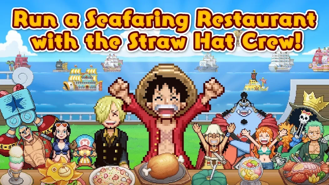 One Piece Grand Gourmet – run a seafaring restaurant with the Straw Hat crew